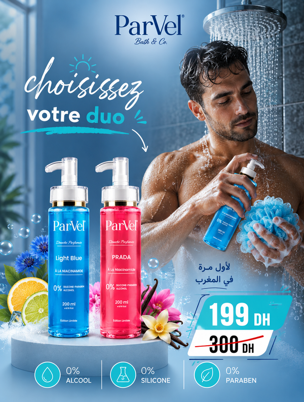 🌿 Duo ParVel – Gels Douches Parfumés