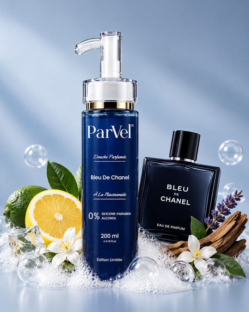 Parvel Gel Douche Parfumé - Bleu Chanel