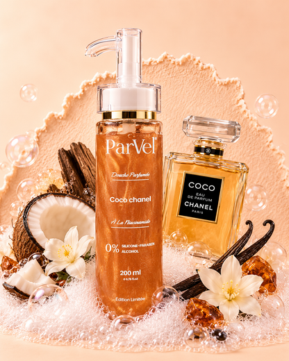 ParVel - Pack de 4 Gels Douches Parfumés
