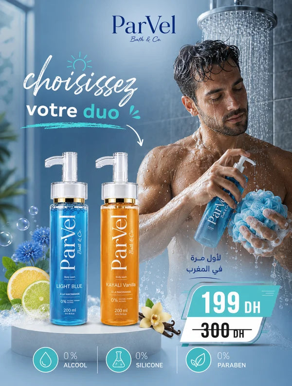 🌿 Duo ParVel – Gels Douches Parfumés